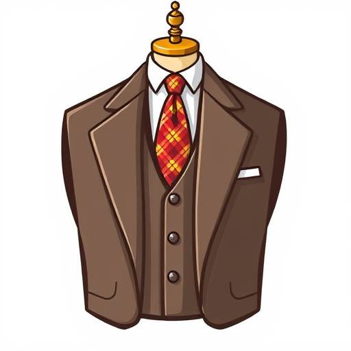 Icon representing finished tailored suit